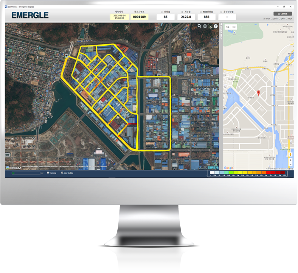 Online map-based monitoring